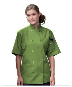 Personalized Logo 10 Button Short-Sleeve Chef Jacket