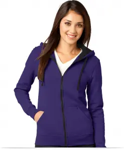 Customize Eddie Bauer Juniors Concert Fleece Full-Zip Hoodie