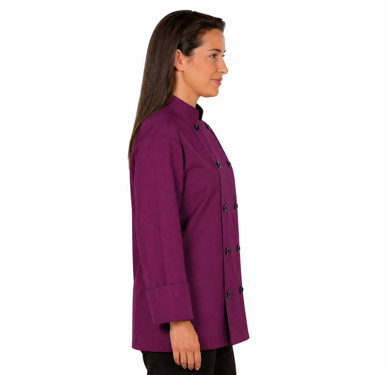10 Button Chef Jacket - Image 2
