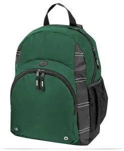 Embroidered Logo Poly Backpack