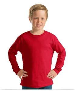 Custom Embroidered Youth Long Sleeve T-Shirt