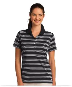 Customize Nike Golf Ladies Dri-FIT Tech Stripe Polo