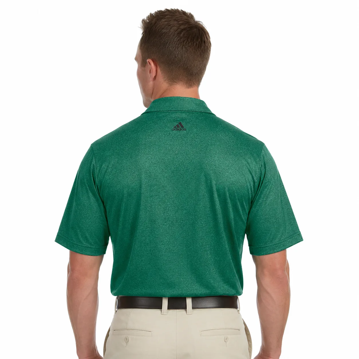 Adidas Golf Mens Heather Polo - Image 4