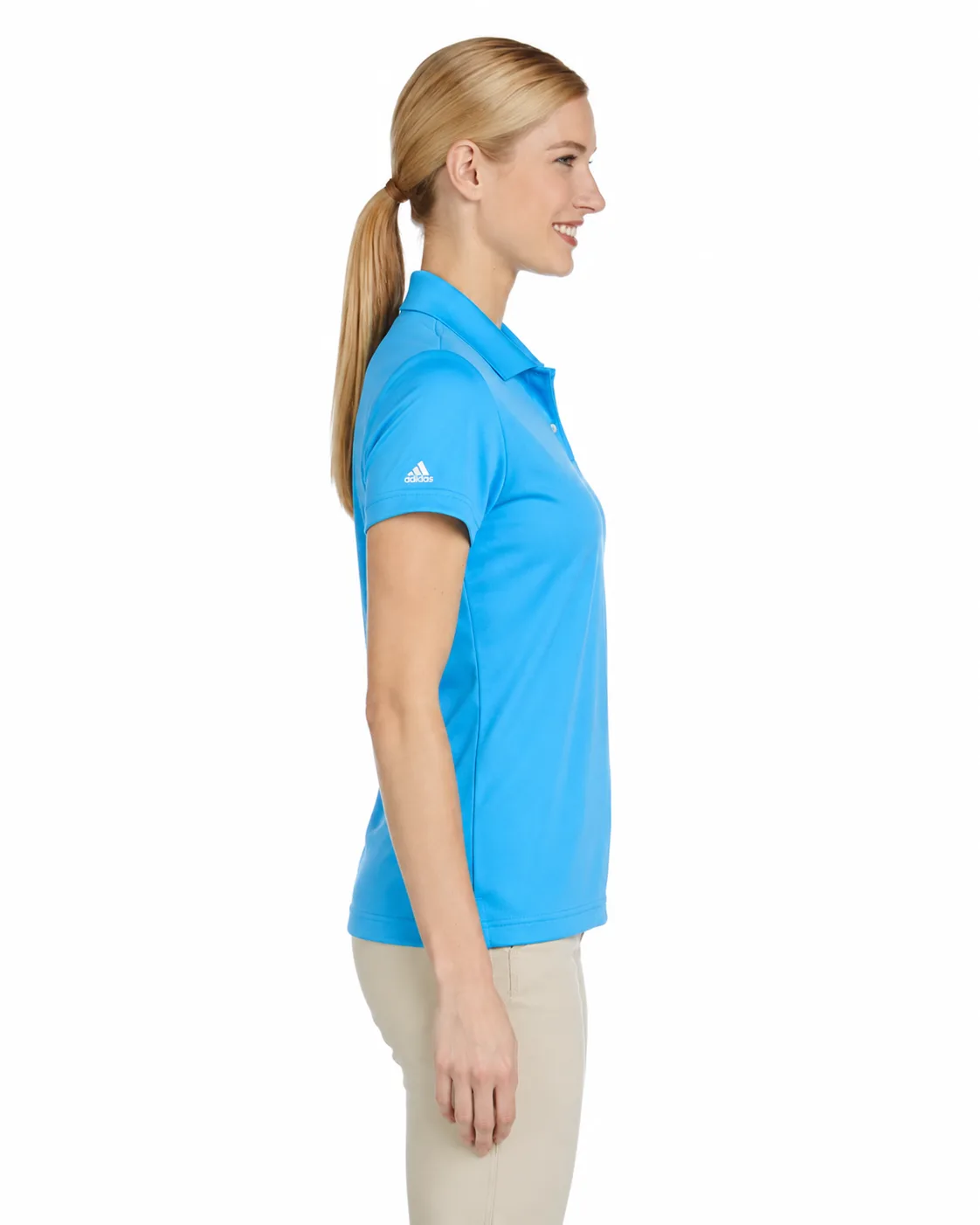 Adidas Ladies Pique Polo - Image 2