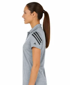 Alternative view of Adidas Ladies Striped Polo Shirt