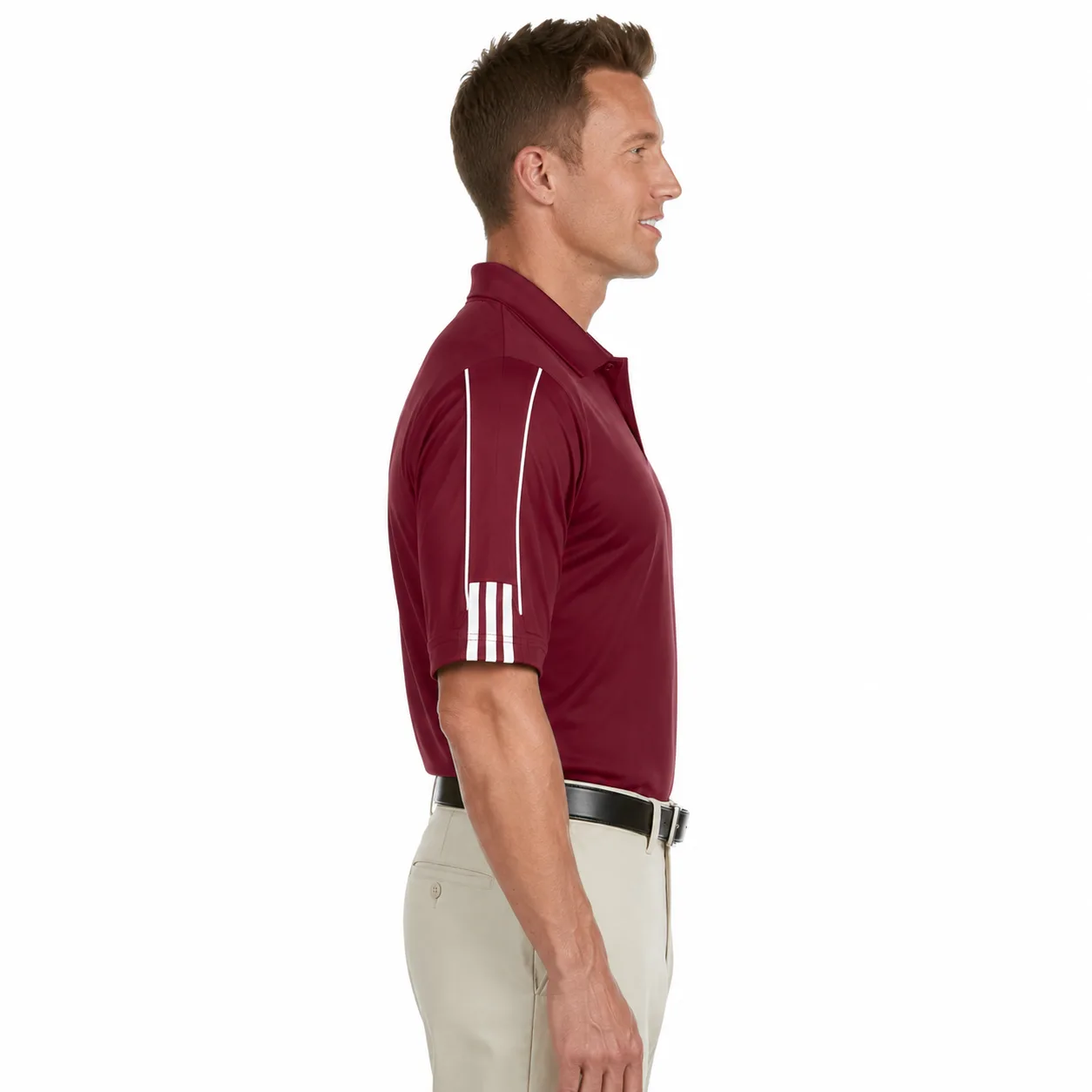 Adidas Men’s Stripe Golf Shirt - Image 2