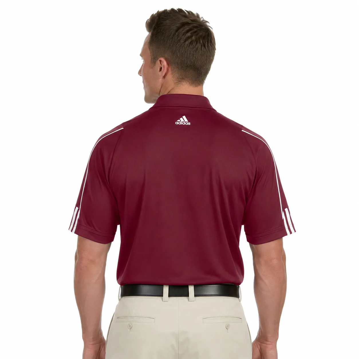 Adidas Men’s Stripe Golf Shirt - Image 4