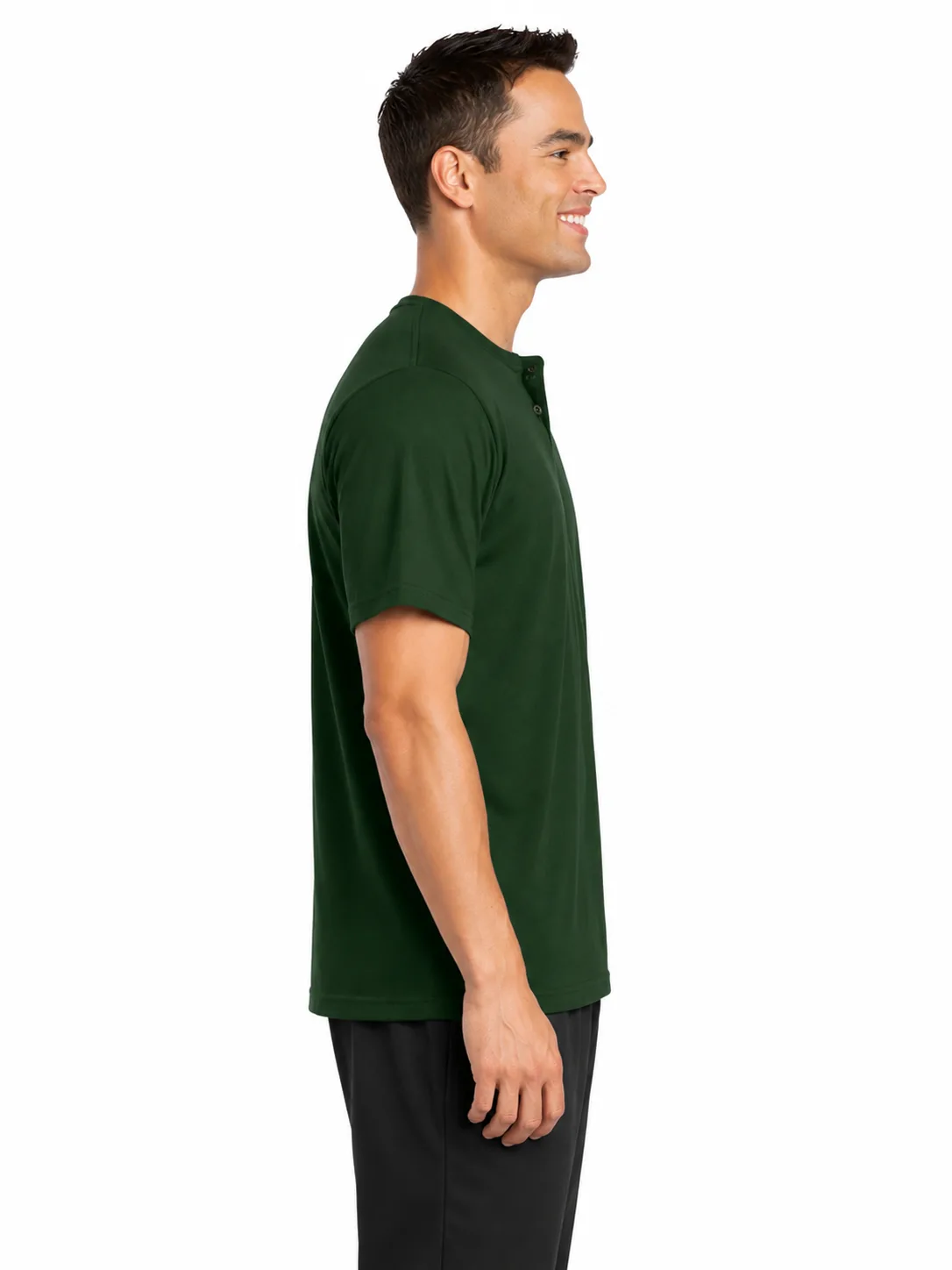 AllStar Logo Henley Short Sleeve T-Shirt - Image 2