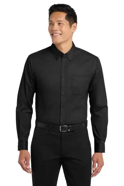 AllStar Logo Long Sleeve Twill Shirt - Image 5