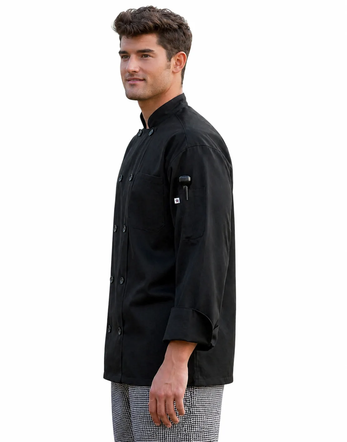 AllStar Logo Monogrammed Chef Jacket - Image 3