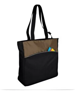 Customize Logo Two Tone Tote Bag