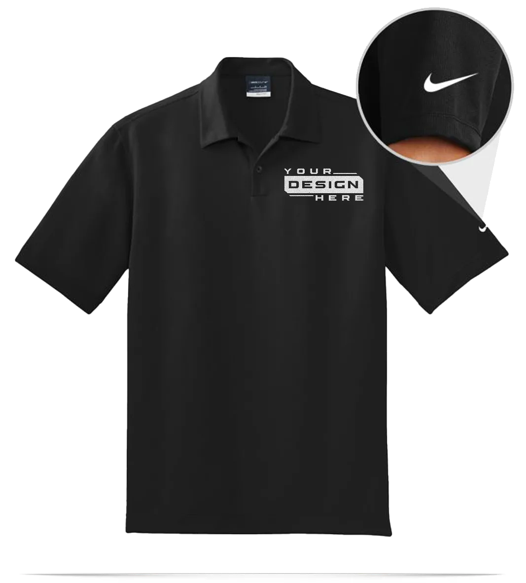Custom Nike Dri-FIT Textured Polo