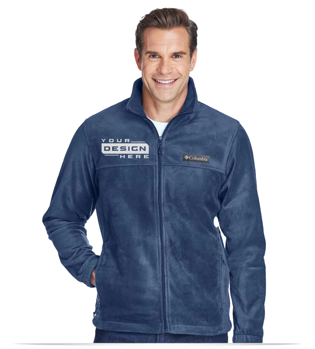 Custom Logo Embroidered Columbia Mens Clothing