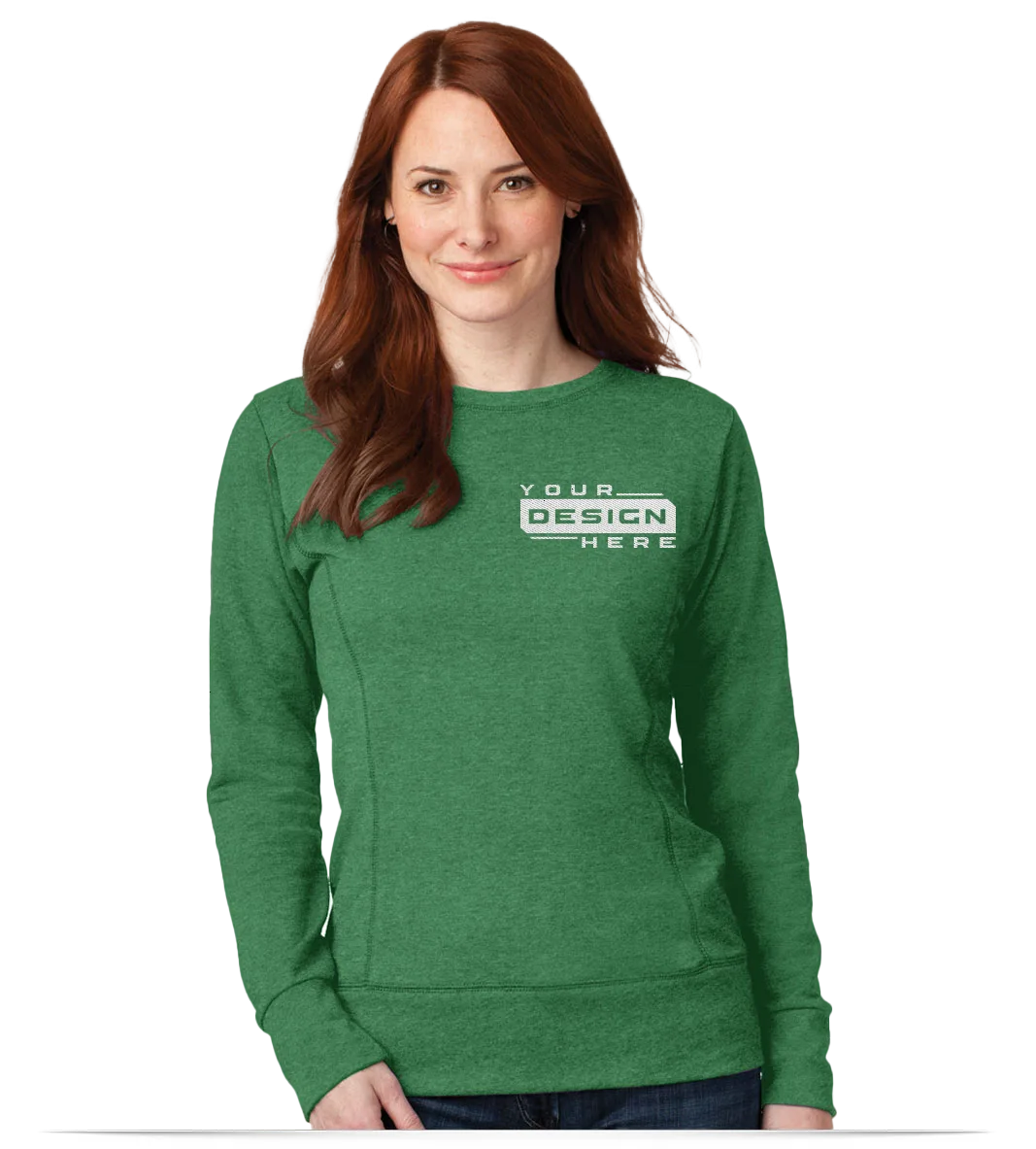 Womens Embroidered Sweatshirts Customized Logo