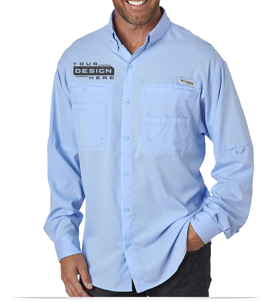 Logo Embroidered Custom Dress Shirts for Men and Women