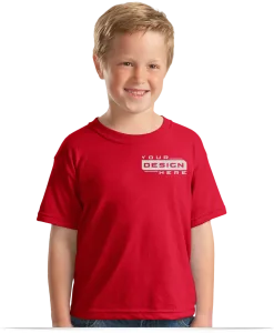 Custom Printed Logo Kids T-Shirts and Youth Tees