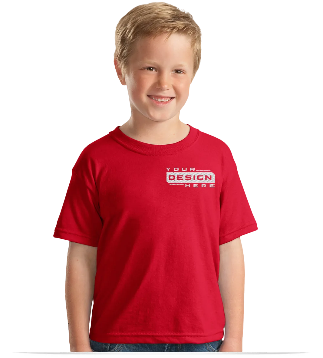 Custom Printed Logo Kids T-Shirts and Youth Tees