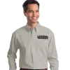 Custom Logo Embroidered Button Down Shirts, Twill Shirts