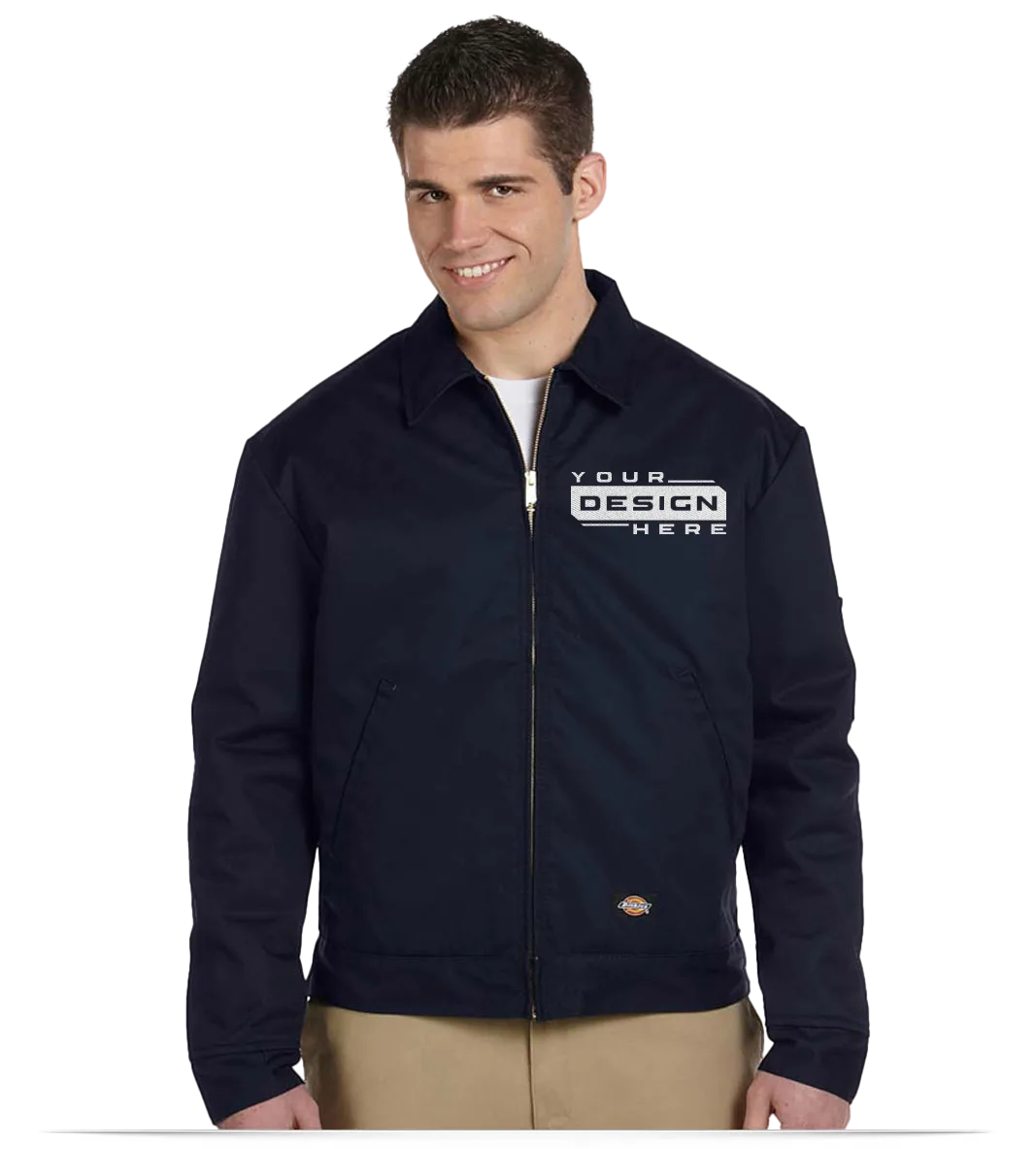 Design Embroidered Custom Dickies Work Jackets