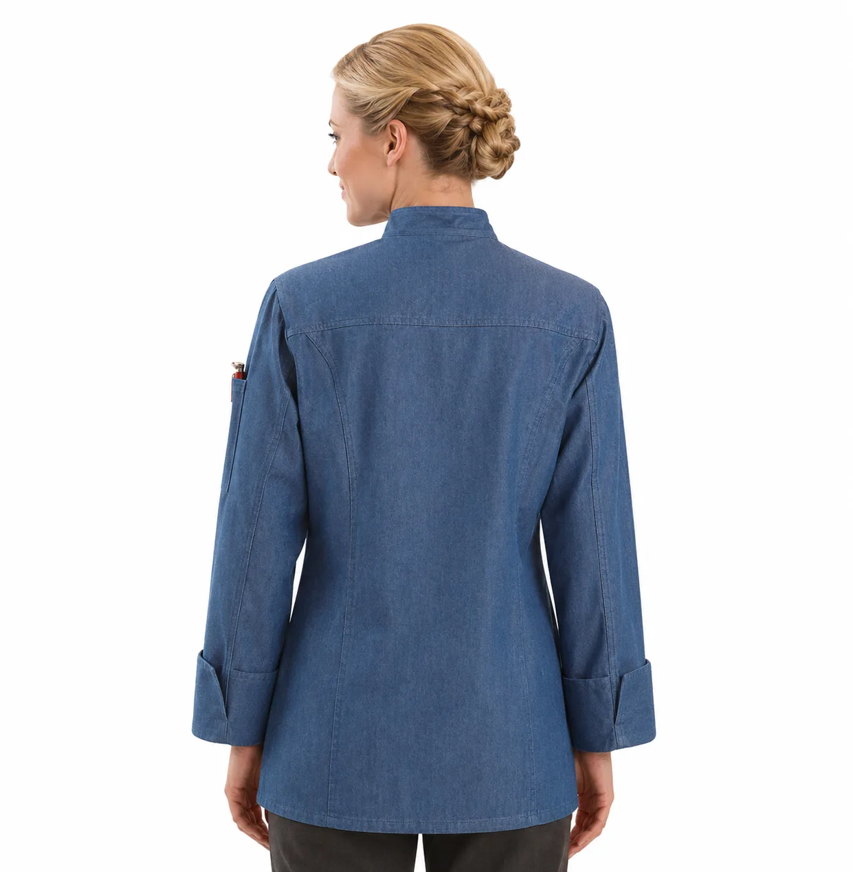 Chef Jacket Denim - Image 4