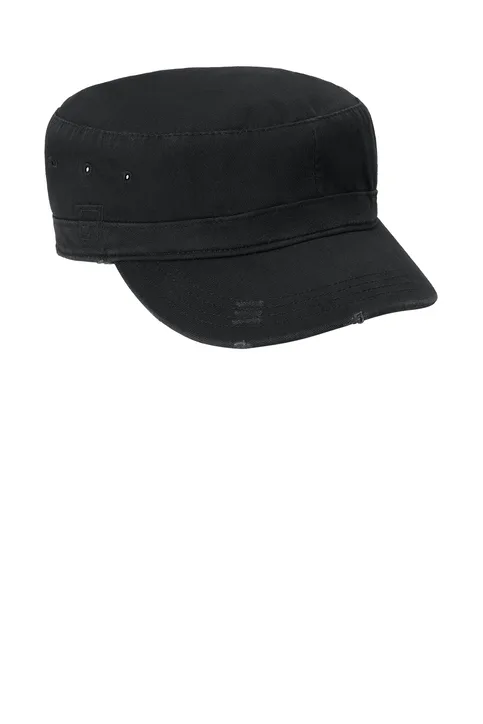 Custom Logo Distressed Military Hat - Image 2
