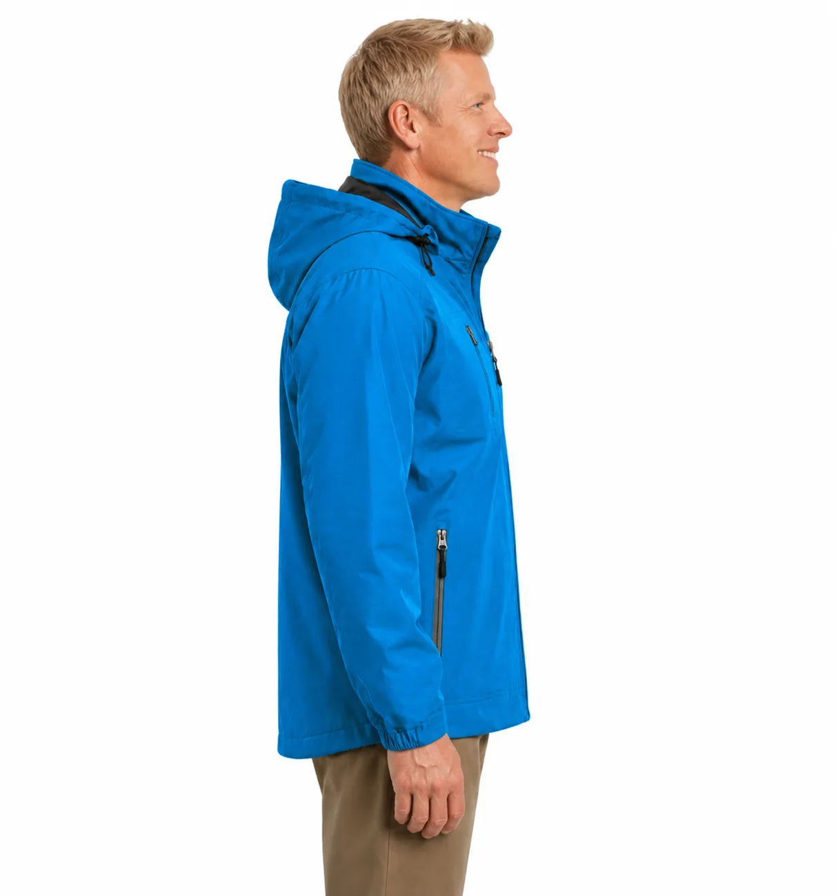 Custom Logo Hooded Parka Jacket - Image 2