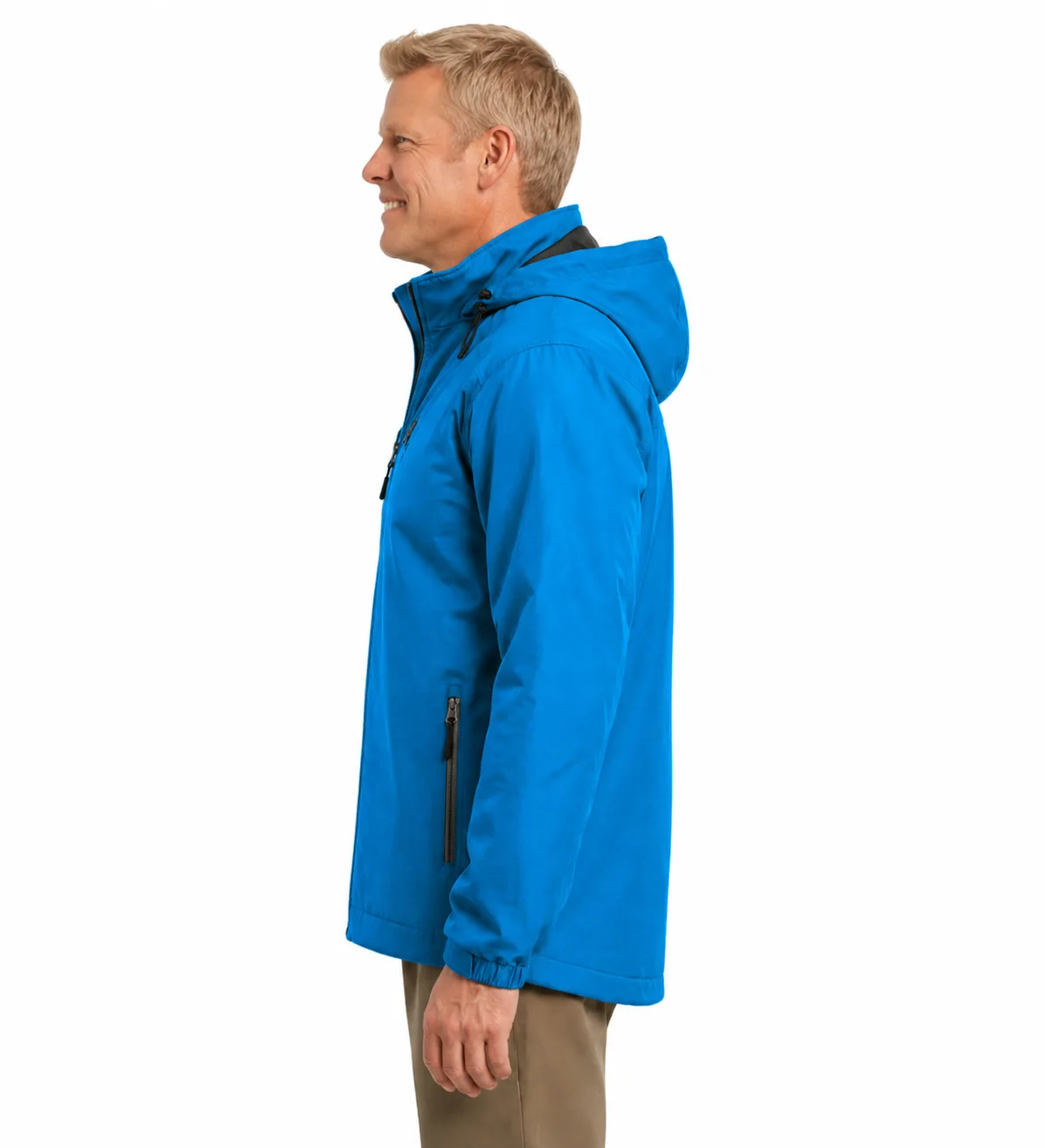Custom Logo Hooded Parka Jacket - Image 3