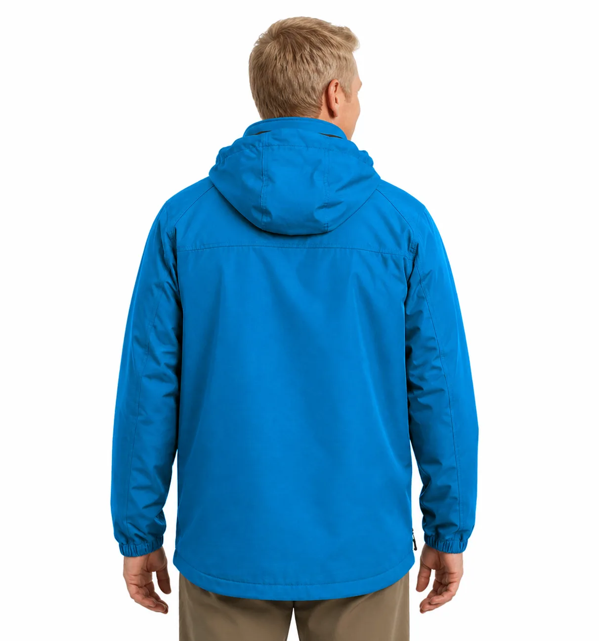 Custom Logo Hooded Parka Jacket - Image 4