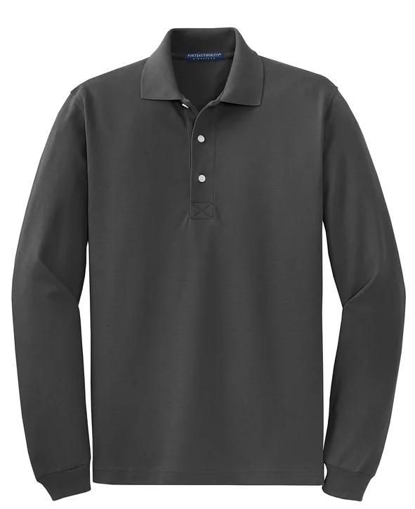 Custom Logo Long Sleeve Sport Shirt - Image 2