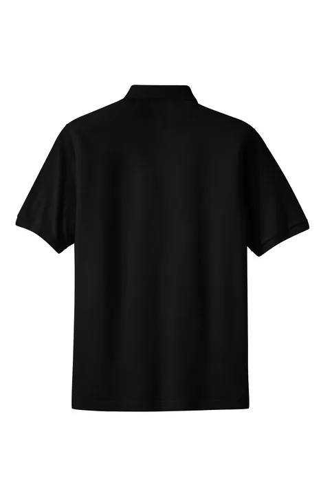 Pique Knit Pocket Polo Shirt - Image 2