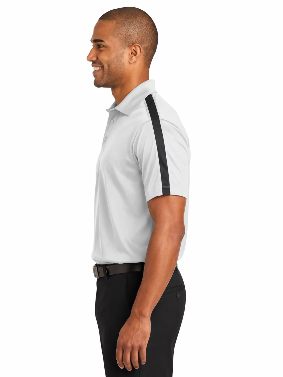 Customized Dri-Fit Stripe Polo Shirt - Image 3