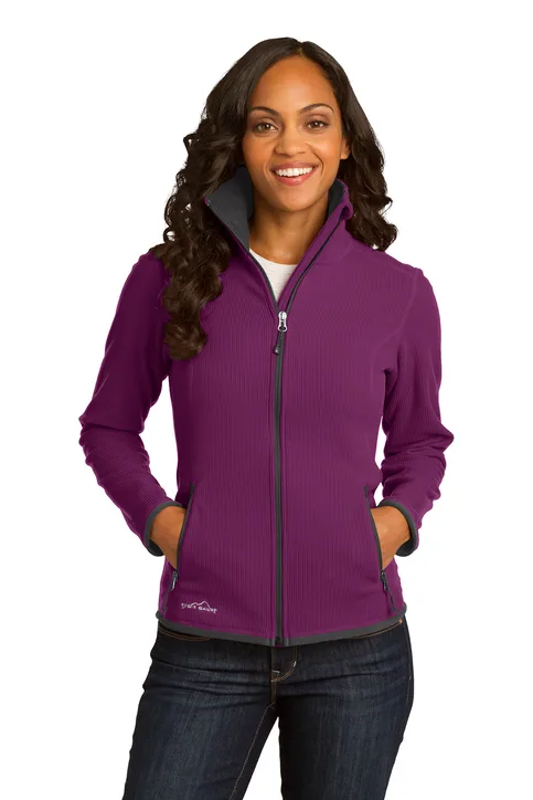 Eddie Bauer Ladies Full-Zip Vertical Fleece Jacket - Image 5
