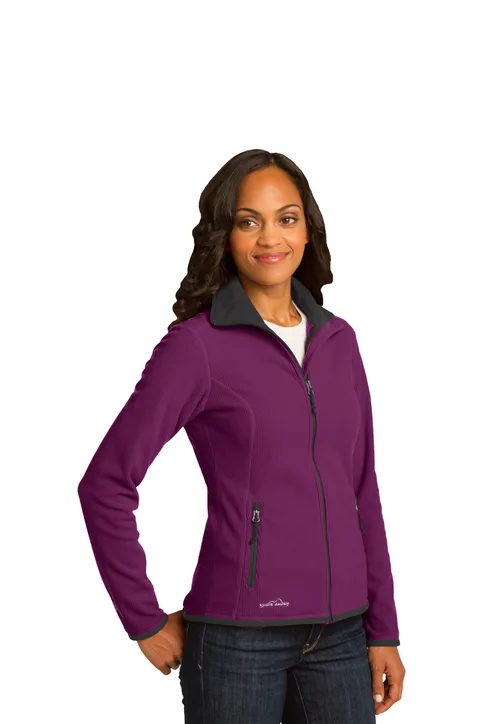 Eddie Bauer Ladies Full-Zip Vertical Fleece Jacket - Image 3
