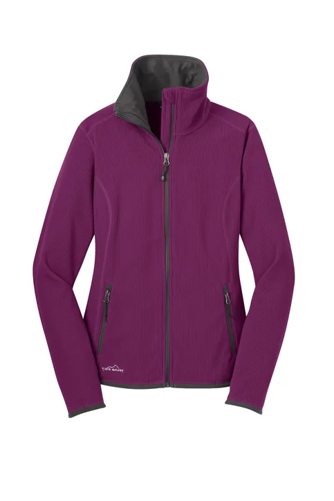 Eddie Bauer Ladies Full-Zip Vertical Fleece Jacket - Image 2