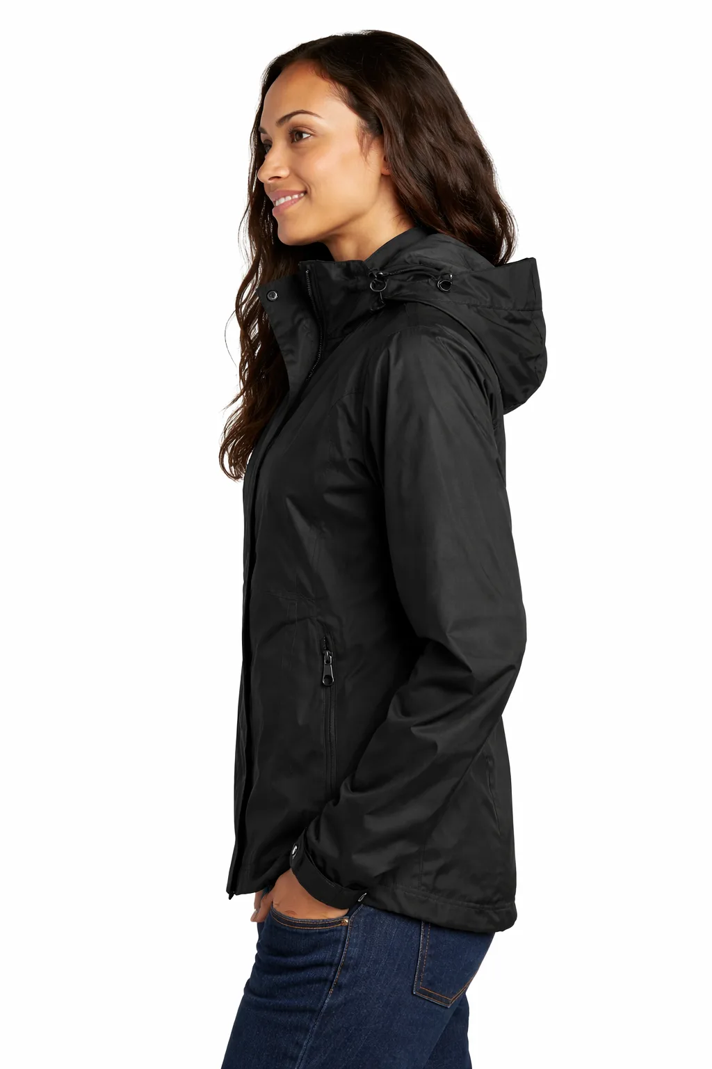 Eddie Bauer Ladies Technical Rain Shell - Image 3