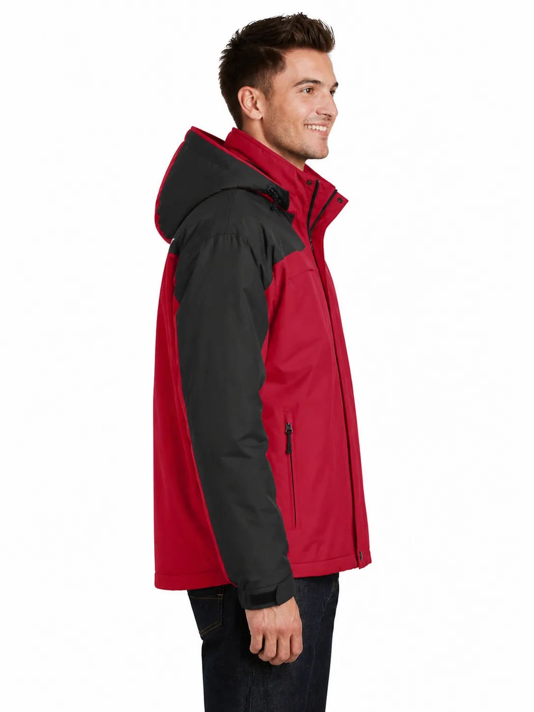 Embroidered Parka Jacket with Customized Logo - Image 2