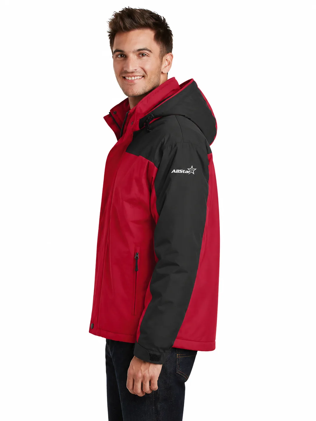 Embroidered Parka Jacket with Customized Logo - Image 3
