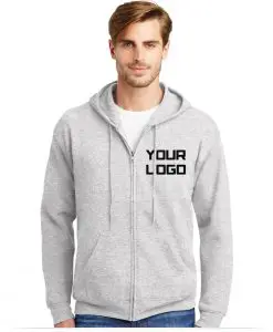Custom Hooded Sweatshirt Jacket