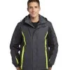 Custom Logo on Port Authority Colorblock 3-in-1 Jacket