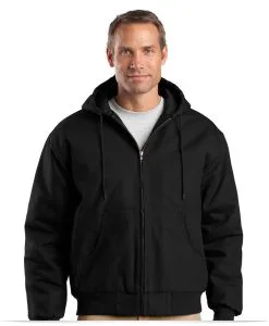 customized hooded work jacket