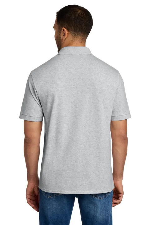 50/50 Jersey Knit Polo Shirt - Image 4