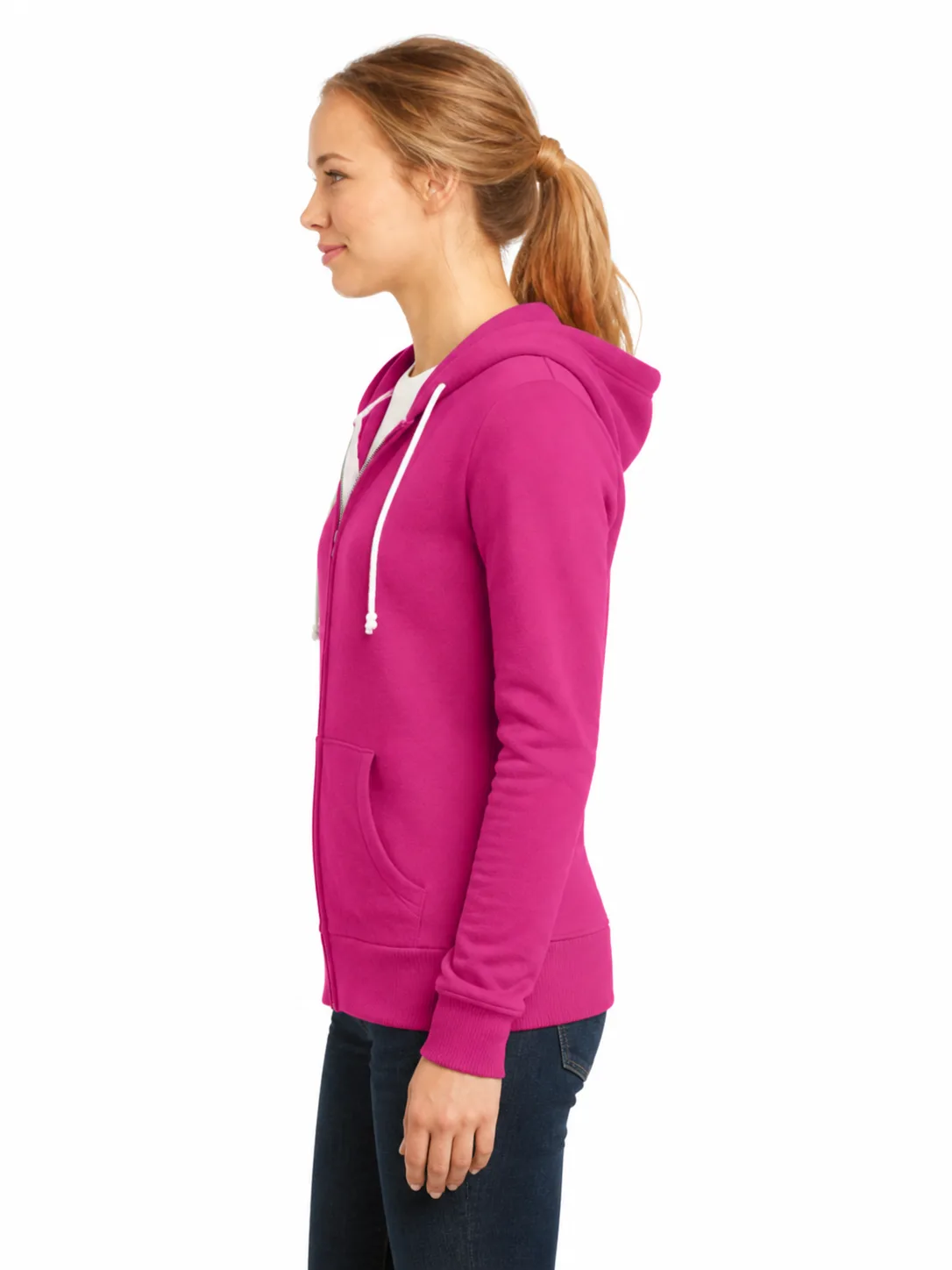 Juniors Core Fleece Full-Zip Hoodie - Image 3