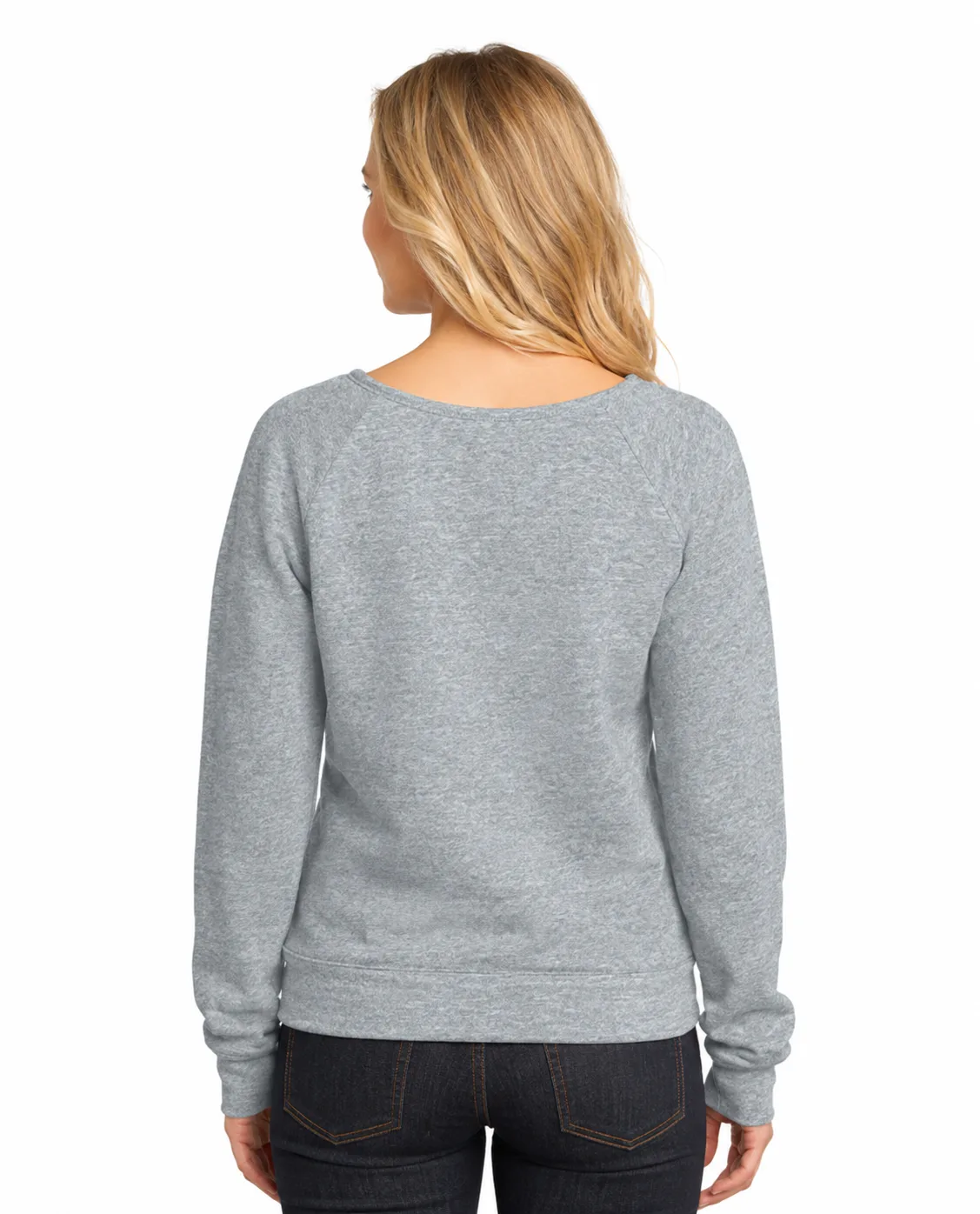 Juniors Core Fleece Wide Neck Pullover - Image 4