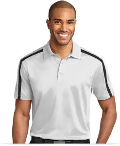 Personalized Dri-Fit Stripe Polo Shirt