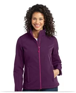 Embroidered Ladies Traverse Soft Shell Jacket