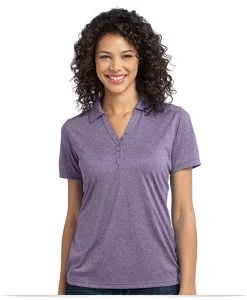 Customize Logo Ladies Performance Cross Dye Polo