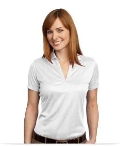 Customize Ladies Performance Jacquard Polo