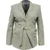 Customize Logo Women’s Lambskin Blazer