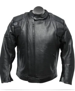 Custom Logo Men’s Vigor Leather jacket