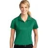 Ladies Custom Logo Moisture Wicking Sport Shirt